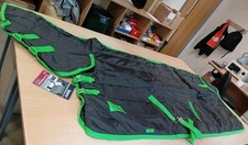 Shires Tempest 200 Stable Combo Rug 200g 6ft 9in Black Green (HAP)