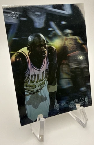 1991-1992 Upper Deck Michael Jordan Scoring Hologram Card AW1 Chicago Bulls