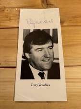 Terry Venables Autograph