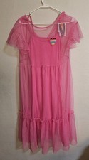 Target Pride Pink Tulle Dress - Bodycon Slip with Tulle Overlay - Size M NWT