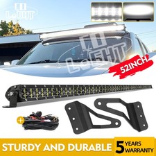 Roof Brackets52 Led Light Barwire For 07-13 Chevy Silverado 1500 25003500hd