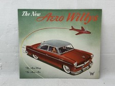 1952 Willys Aero Wing And Ace Original Sales Brochure