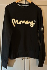 Money Big Print Black Jumper M