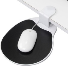 Clamp on Mouse Platform Clip Pad Rotating 360 Degree Ergonomic Tray Attachment