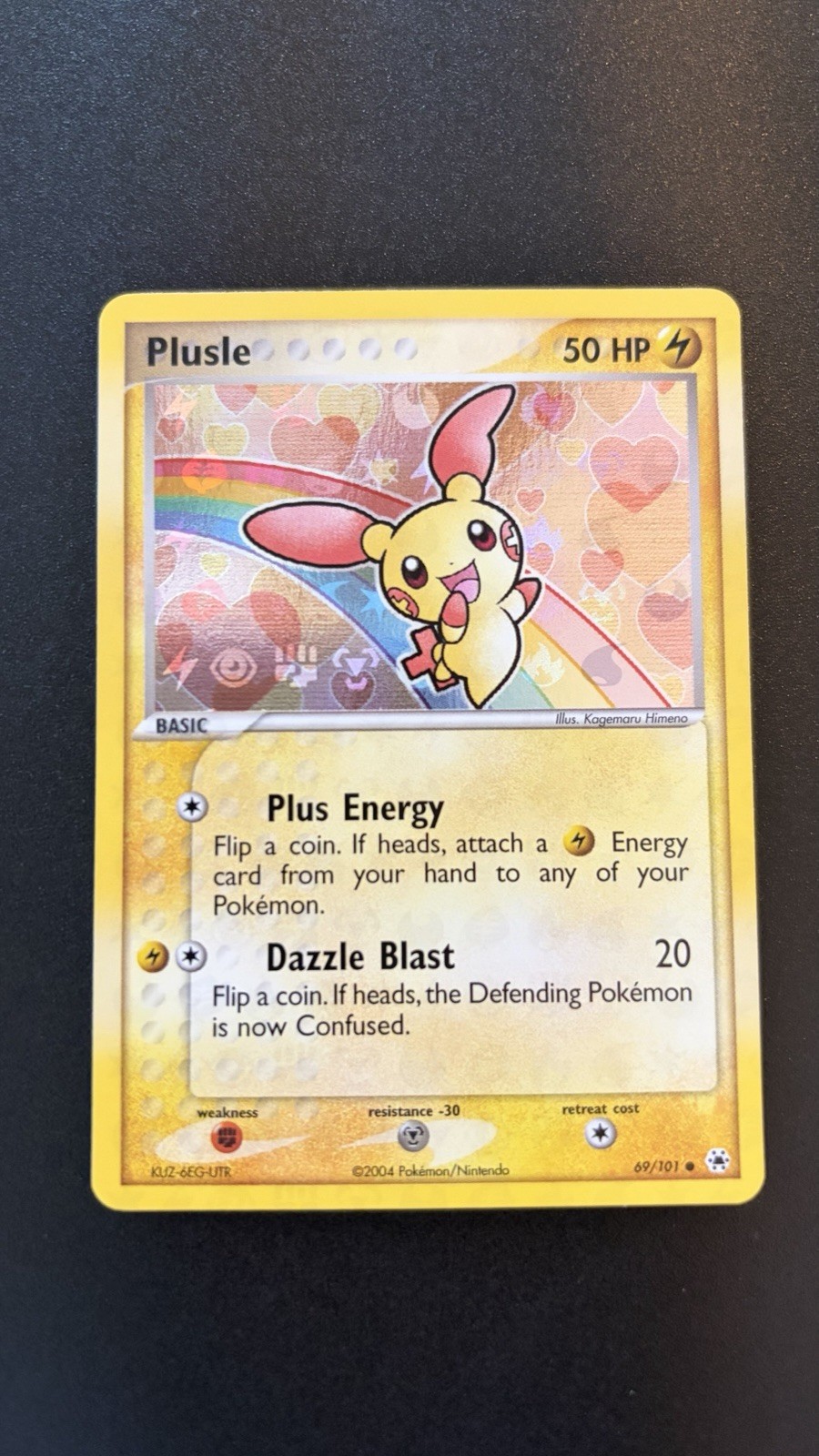 Plusle EX Hidden Legends REVERSE HOLOFOIL - Lightly Played