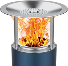 Heat Deflector for Solo Stove Mesa XL, 304 Stainless Steel Heat Diffuser with 3 