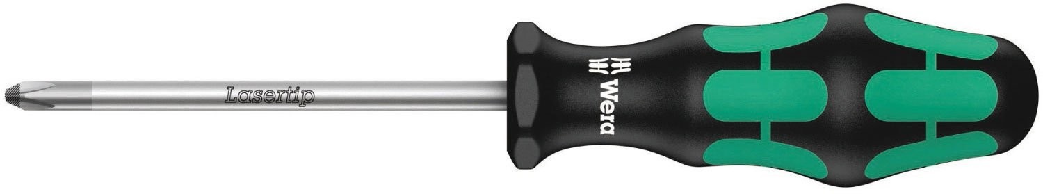Wera 350 PH1 Cacciavite a Croce 80mm - Ergonomia Top e Grip Laser