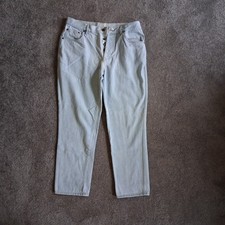 Vintage 90s BUGLE BOY Light Wash Denim Jeans Men's 33x30 Button Fly