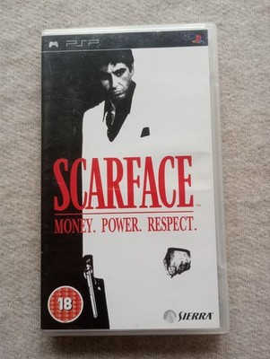 Scarface Money Power Respect Sony PSP Spiel Black Label CIB komplett getestet