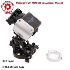 Mirrosky SV-MINIEQ Equatorial Mount 3KG Load with Latitude Base for Telescope