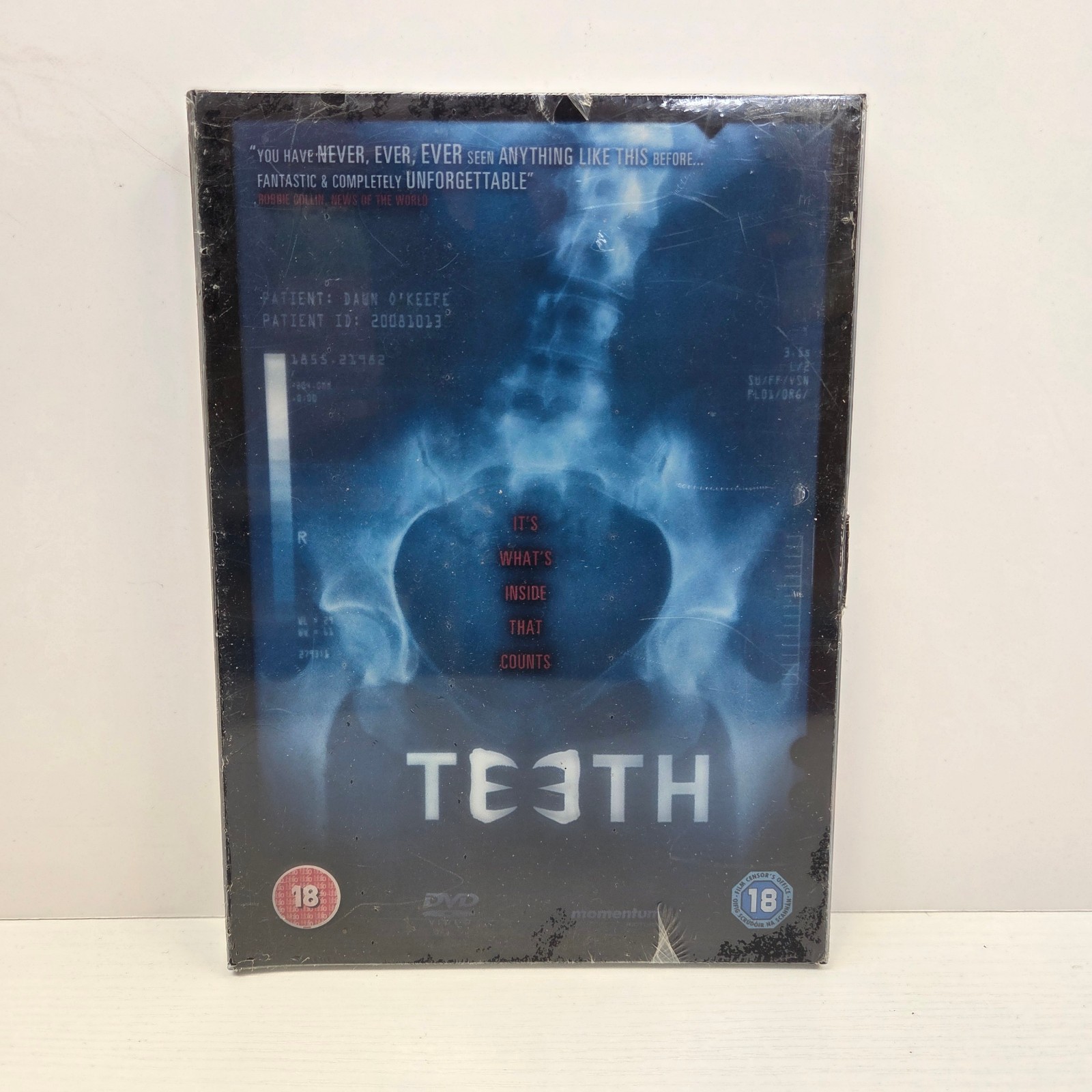 Teeth 2007 DVD New Sealed X-Ray Slip Cover Edition UK Region 2