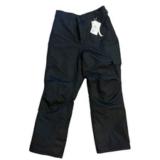 NWT SLALOM Men  s XL Ski Pants Black Winter Sports Snow Activities Waterproof