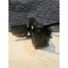Vintage JVC GR-AXM230 Compact VHS-C Camcorder with 400x Digital Zoom.