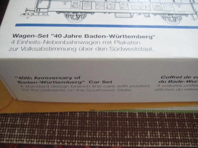 Marklin HO 4392 DB 40th Anniversary Baden Wurttemberg Set - LNIB - Image 4 of 4