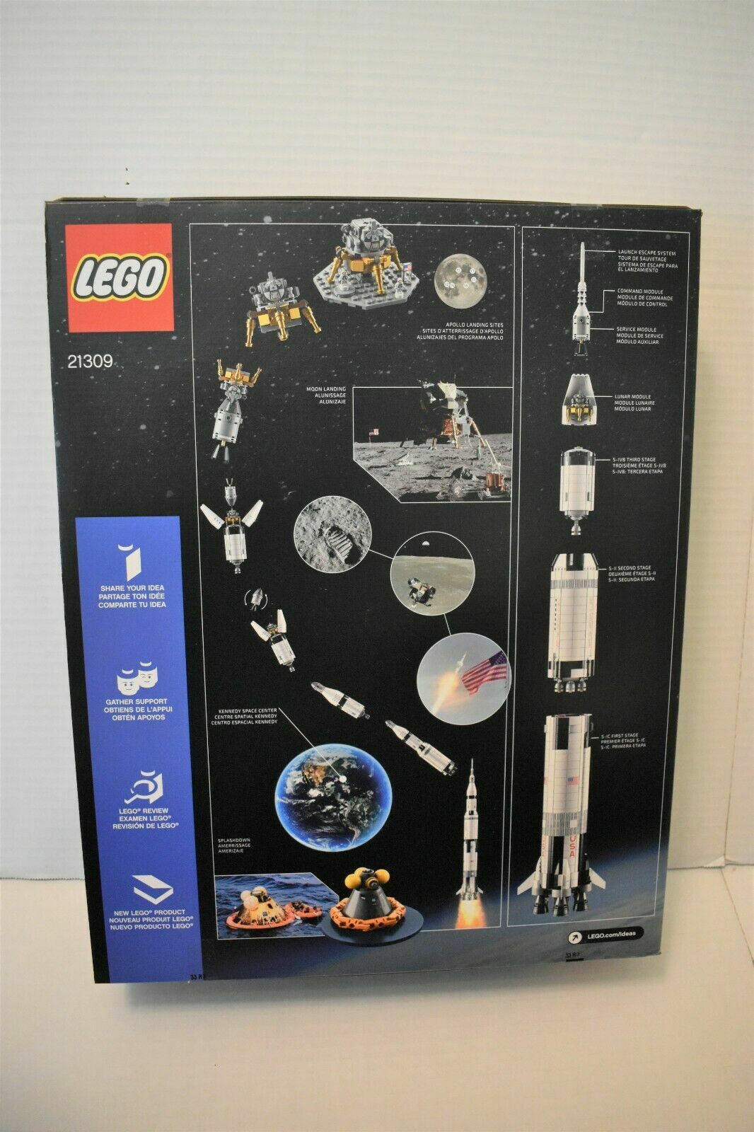 space ideas nasa on Lego Ideas Nasa Apollo Saturn V 21309 For Sale Online Ebay