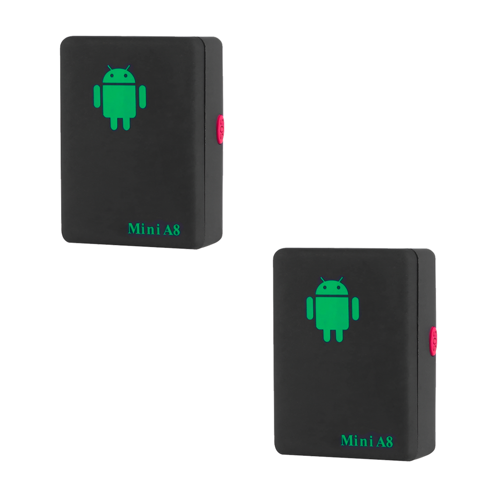2pz Mini Localizzatore GPS Tascabile con Scheda SIM GPRS GSM Antifurto Portatile