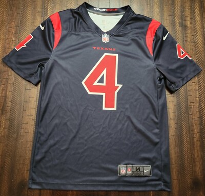 Nike Dri-Fit Houston Texans Deshaun Watson Jersey Mens Medium