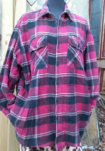 MOUNTAIN CREST Plaid Flannel Thermal Shacket XL - Picture 2 of 8