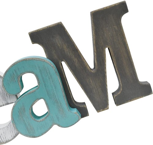 Multicolor Wooden Dream Word Sign Freestanding Block Letters Wall Mounted... - Picture 7 of 7