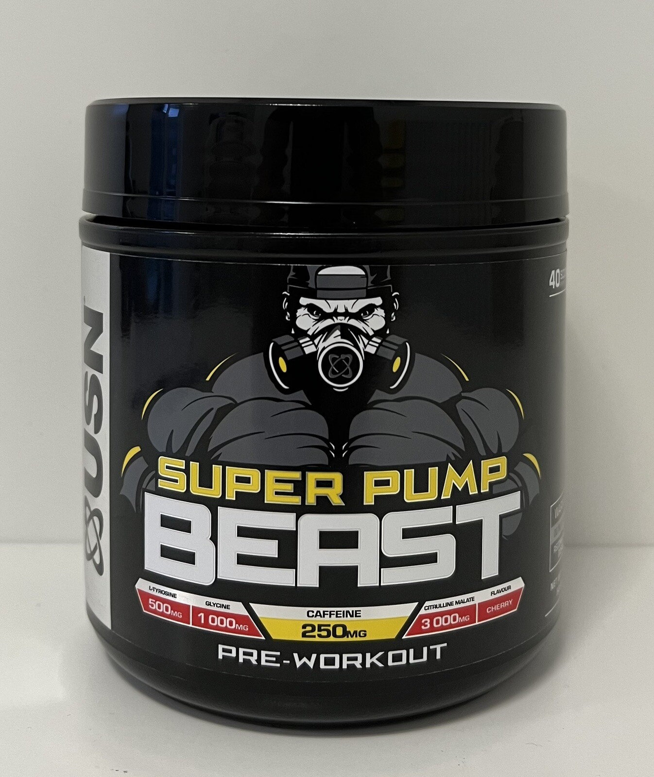 USN Super Pump Beast Pre Workout Cherry Flavour 500g 6009544954965 eBay