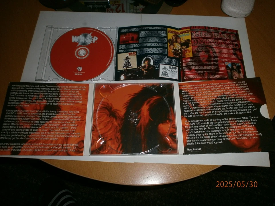 W.A.S.P.: The Last Command digipak (1985, + 7 bonus tr., Snapper Classics UK 199 - Bild 2 von 4