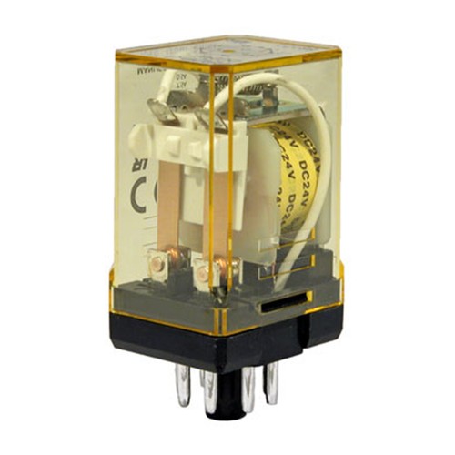 A●IDEC RR2P-UL DC24 Relay Plug-In DPDT 10A 24VDC New 1PCS - Foto 4 di 4