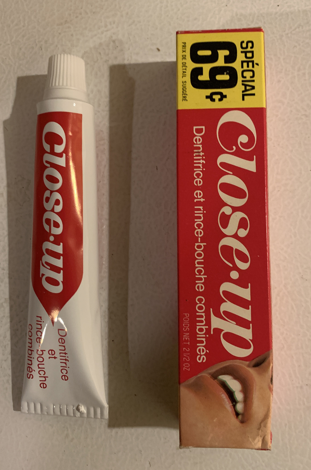 Vintage 1970s Tube Of Close-Up Toothpaste NOS Full Unused Sealed 69 ...