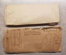 UNUSED May Manton's Early 1900s Sewing Pattern Factory Folded 2190 Dress Bust 44