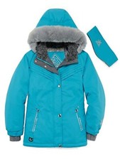 ZeroXposur Big Girls' Snowboard Heavyweight Ski Jacket and Headband NWT