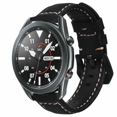 Matt Leder Armband Für Samsung Galaxy Watch 4 42/46mm 40/44m 3 41/45mm Gear S3 2