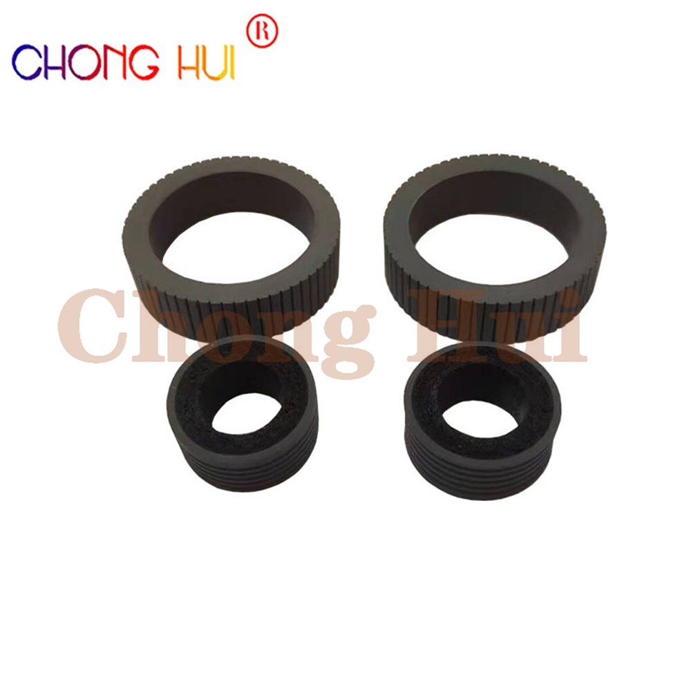 5x Pneumatico rullo freno pick originale PA03670-0001 PA03670-0002 per Fujitsu fi-7140