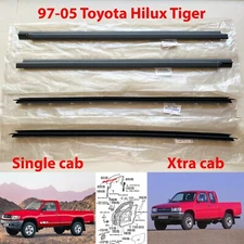 97-05 Genuine Toyota Hilux LN145 single cab 2D outer door belt weatherstrip seal