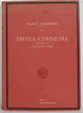 old book LIBRO ANTICO DANTE ALIGHIERI "LA DIVINA COMMEDIA" 1940