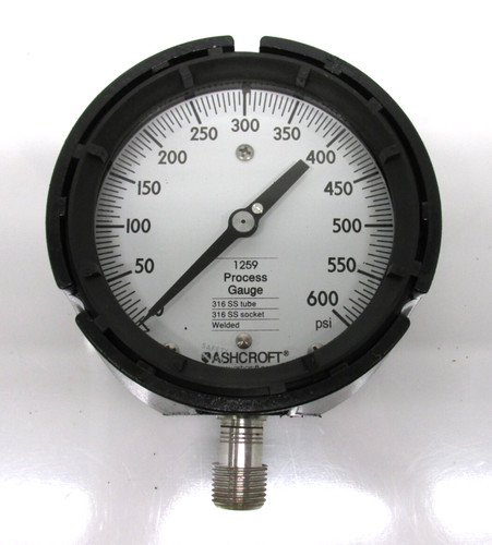 Ashcroft 1259 600 Psi Process Gauge ITL