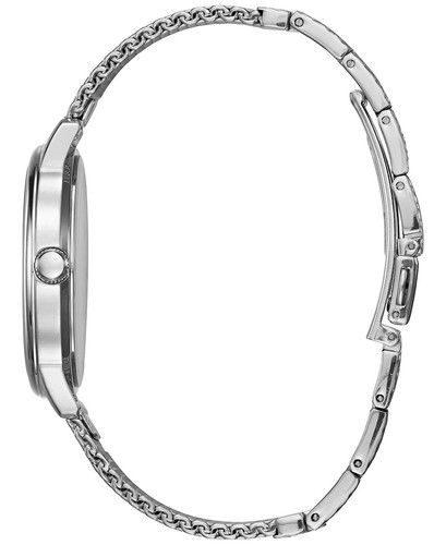 AUTHENTIC GUESS MEN'S BLACK DIAL SILVER TONE WATCH W0280G1 Brand New RRP:$379 - Picture 2 of 4