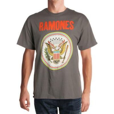 $114 Merch Traffic Men's Gray Short-Sleeve Ramones Graphic Crew-Neck T-Shirt XL