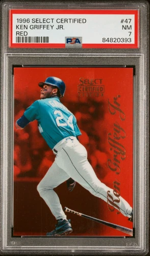 1996 Select Certified #47 Ken Griffey Jr. HOF Red /1800 - PSA 7 - Buy It Now!