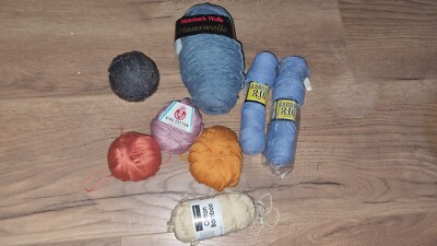 Strickwolle paket, Extra Merino,8 Knollen,verschidene Marken,neu und Gebraucht 