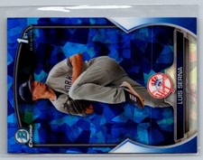 2023 Bowman Chrome Sapphire Luis Serna 1st Prospect #BCP-168 New York Yankees