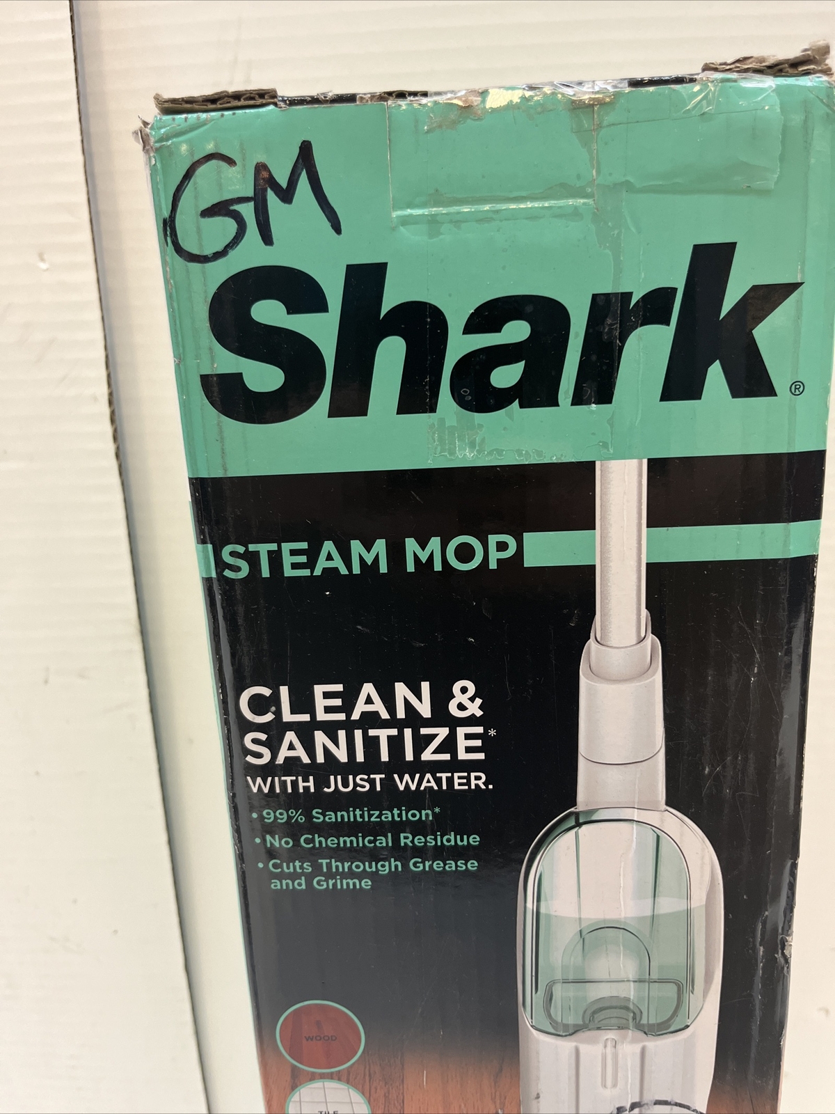 NEW Shark S1000 Steam Mop White 622356550703 eBay