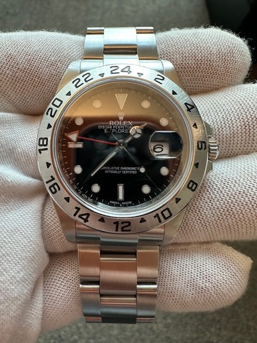 2011 Rolex Explorer II 16570 RARE Scrambled Serial 40mm Full Set w/3186 Movement