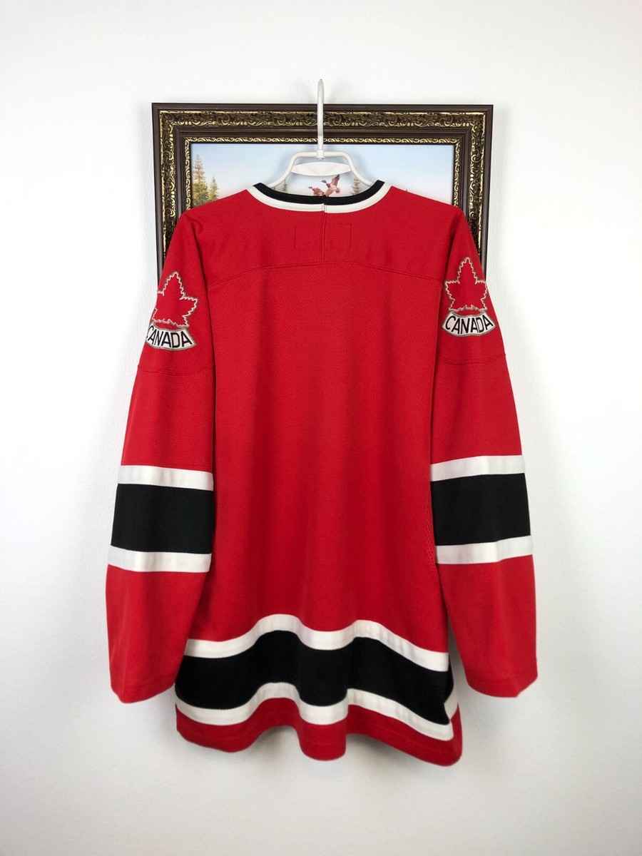 NIKE - 【希少】NIKE カナダ代表 ホッケーシャツ 両面刺繍 アイスホッケー L レア NIKE Canada icehockey olympics ユニフォーム 希少 - メルカリ
