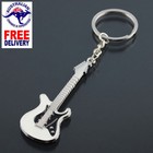 <!--F#f_0-->Unique Chrome GUITAR ROCK Music Key Ring Keychain Keyring<!--F/-->