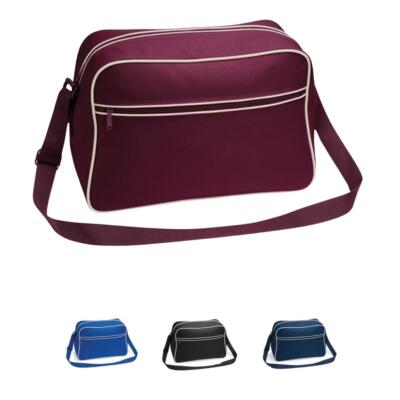 Schultertasche Herren Damen Retro Ranzen Kuriertaschen für Schule Reisen Arbeit Fitnessstudio