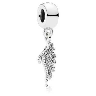 Pendant Necklace Pandora Light As A Feather Charm PANDORA Rose