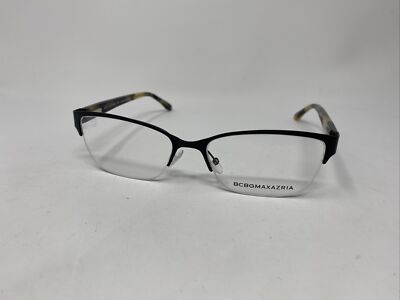 BCBG MAXAZRIA 54/17/135 LAUREN BLACK TORTOISE Flex Hinge Eyeglasses Frame T450
