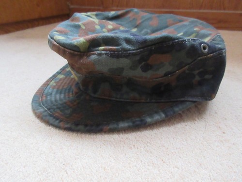 3 German Army Camouflage Flecktarn Caps, Small Size 53/ 58 - Picture 8 of 19