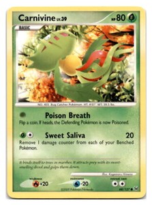 Carnivine (68) #68/127 Platinum Pokemon tcg