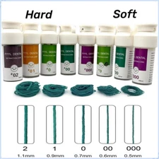 Dental Thread Retraction Cord Knitted Cotton Gum Line Hard Soft 000/00/0/1/2