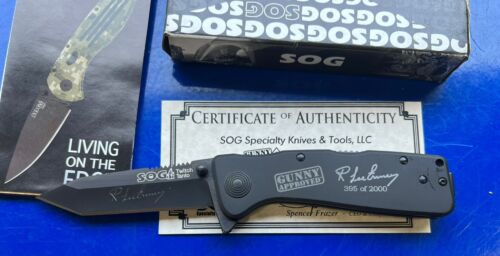 Sog Twitch XL Tanto Knife “Gunny Approved” R Lee Ermey Limited Edition TWI-211 - Picture 3 of 6